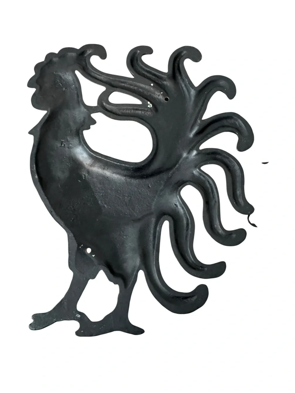 Vintage Cast Iron Roosters Chickens Set of 2‎